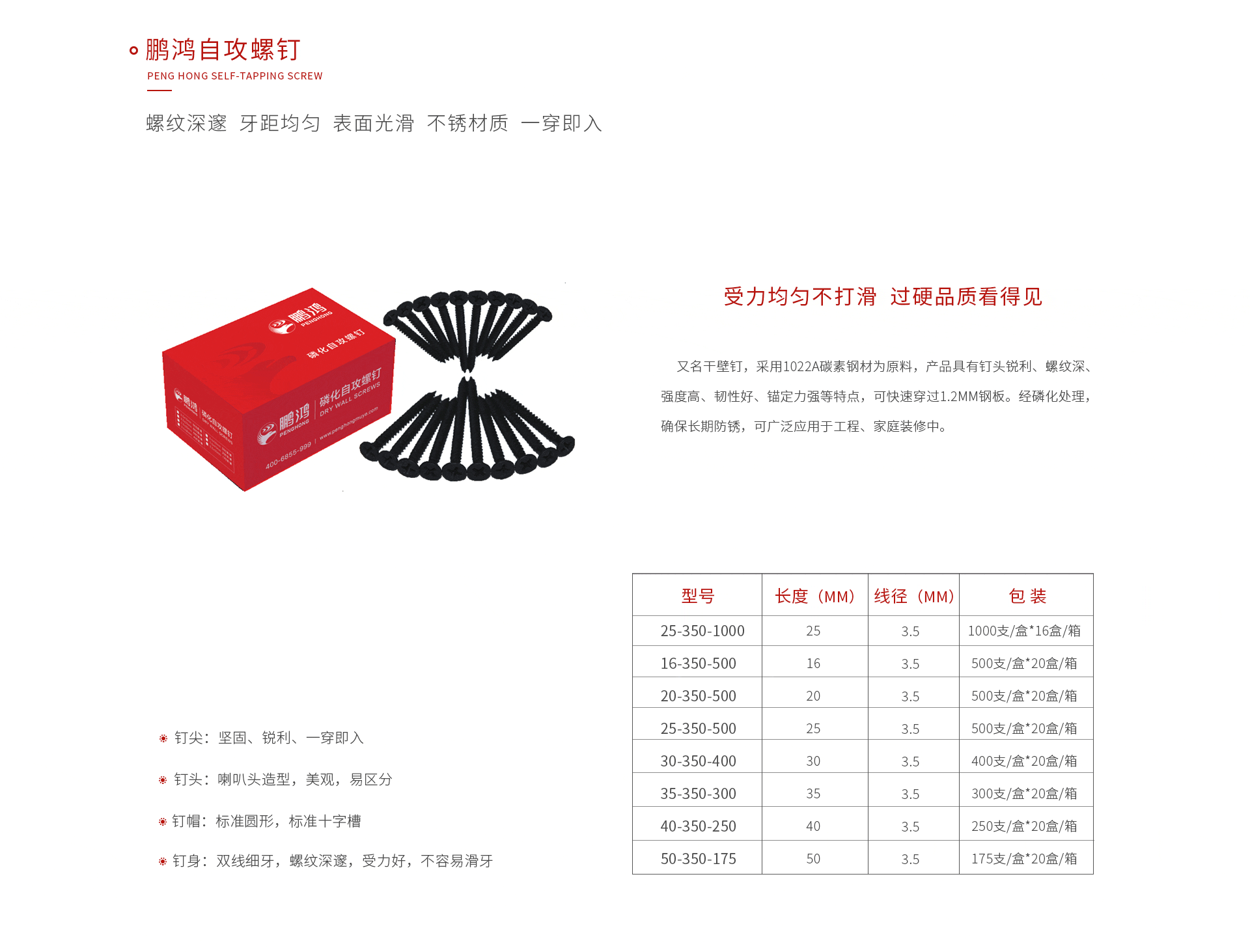 尊龙人生就是博首页自攻螺钉