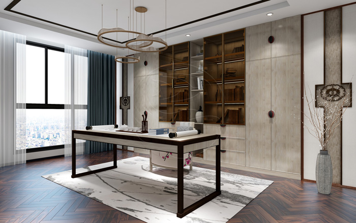 新中式衣柜门拉手图片