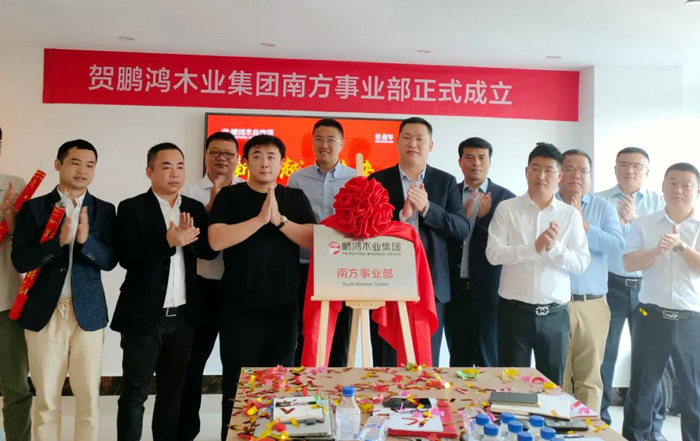 尊龙人生就是博首页木业集团南方销售事业部揭牌成立